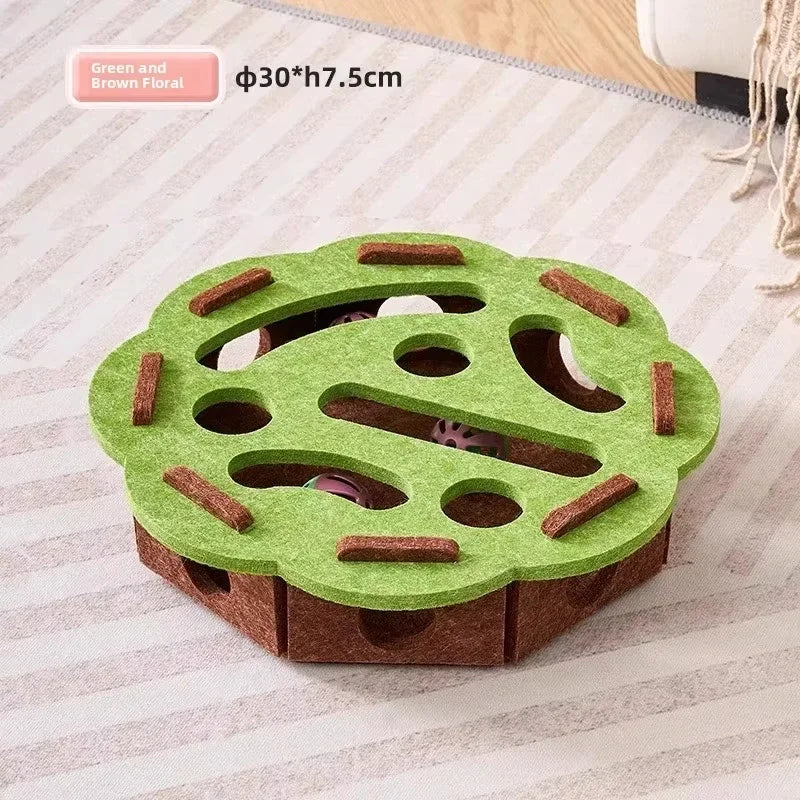 Cat Puzzle Box with Ball