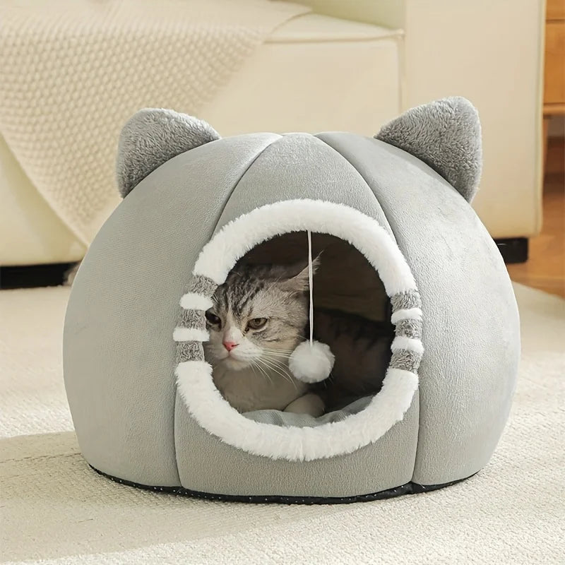 Cozy Cat Cave Bed