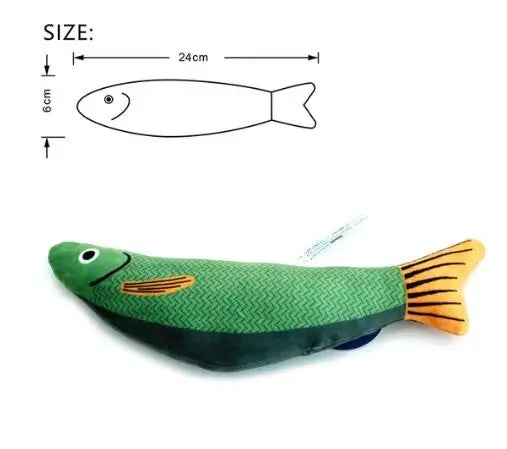 Catnip Fish Kicker Toy