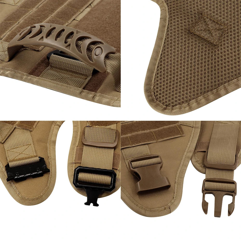 Tactical Dog Harness and Leash Walk Kit for Medium and Large Dogs