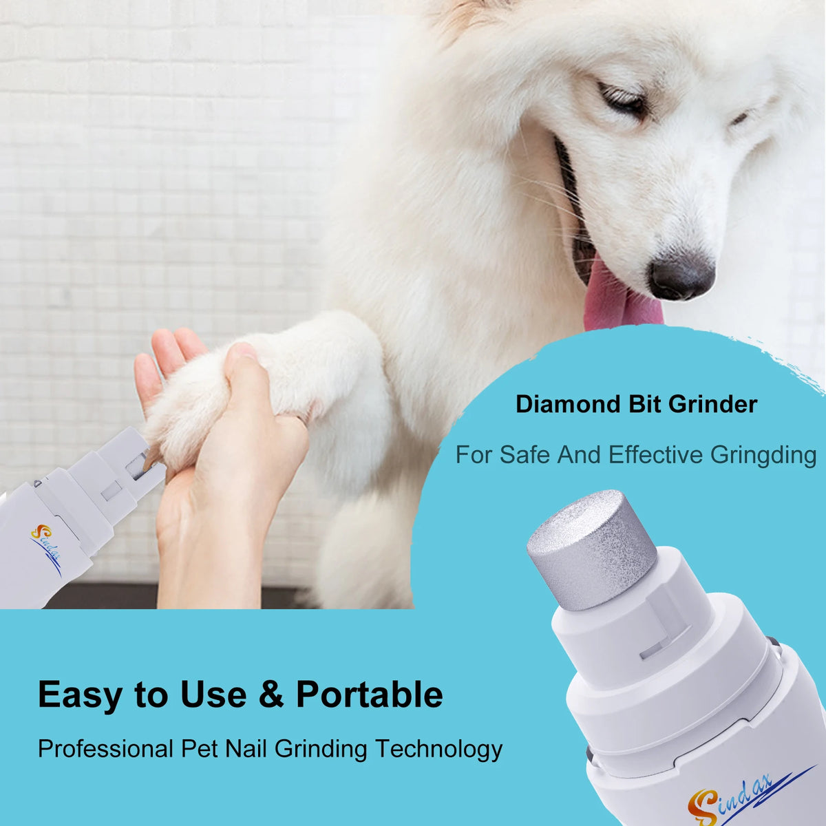 Quiet Electric Dog Nail Grinder