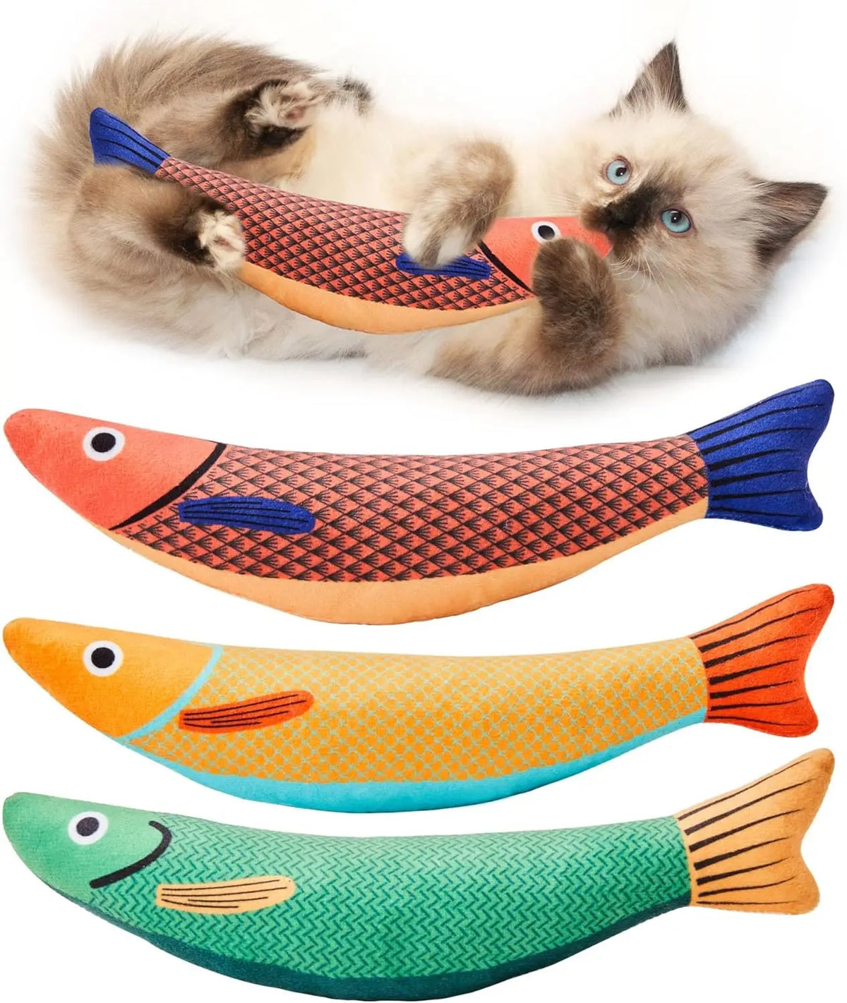 Catnip Fish Kicker Toy