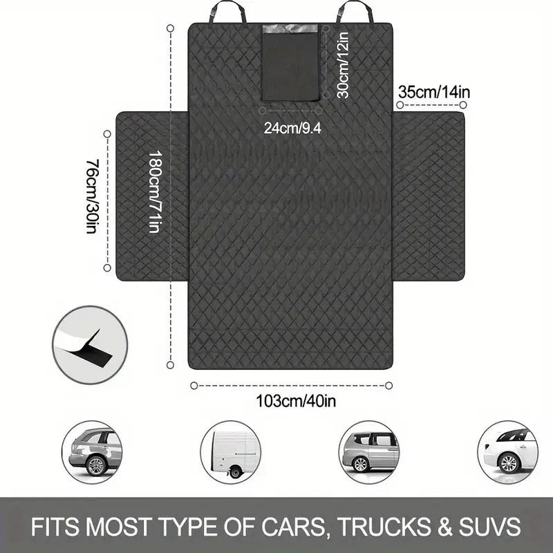 Waterproof Back Seat Cover for Dogs