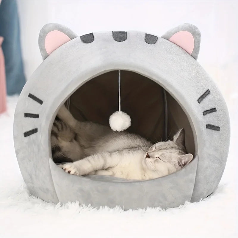 Cozy Cat Cave Bed