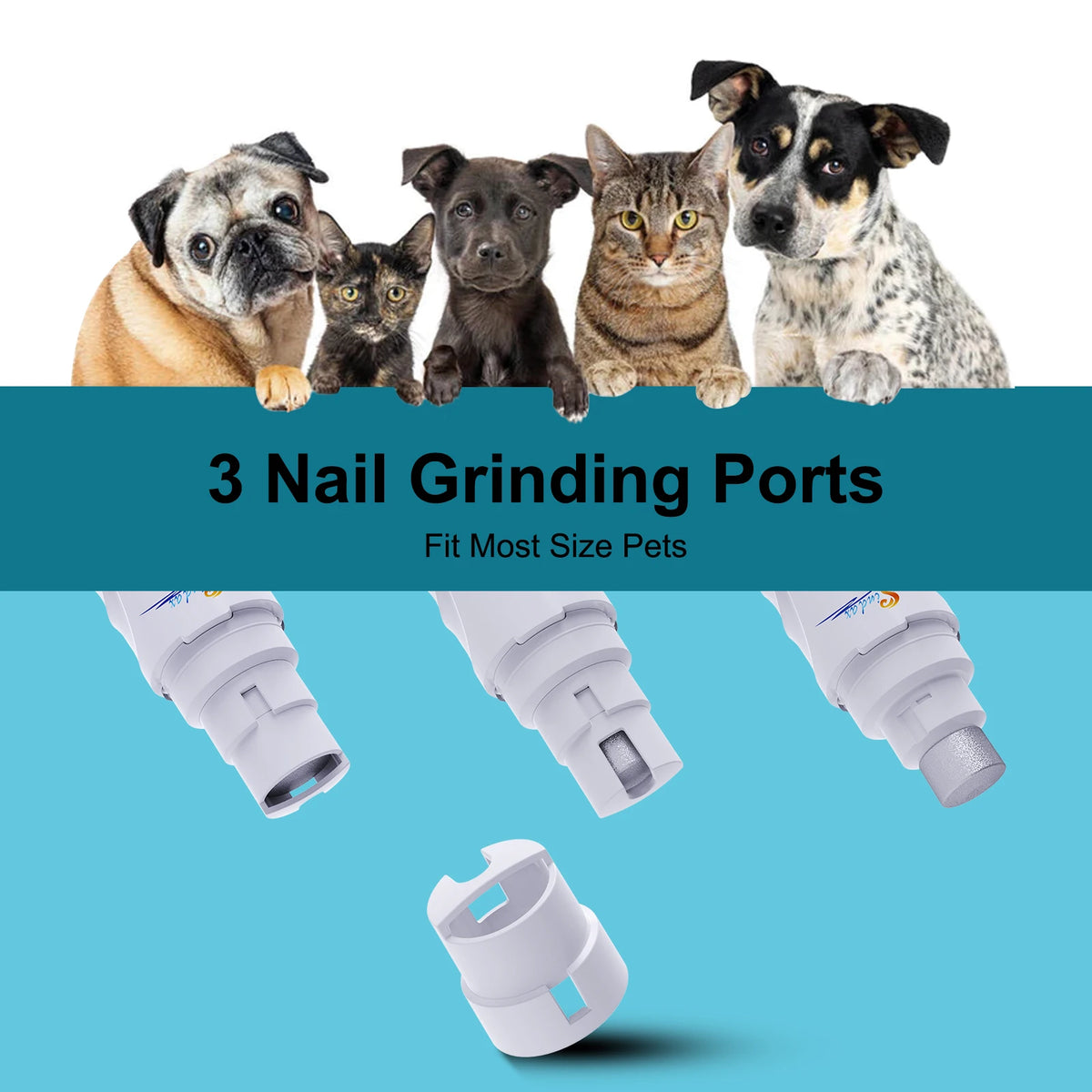 Quiet Electric Dog Nail Grinder