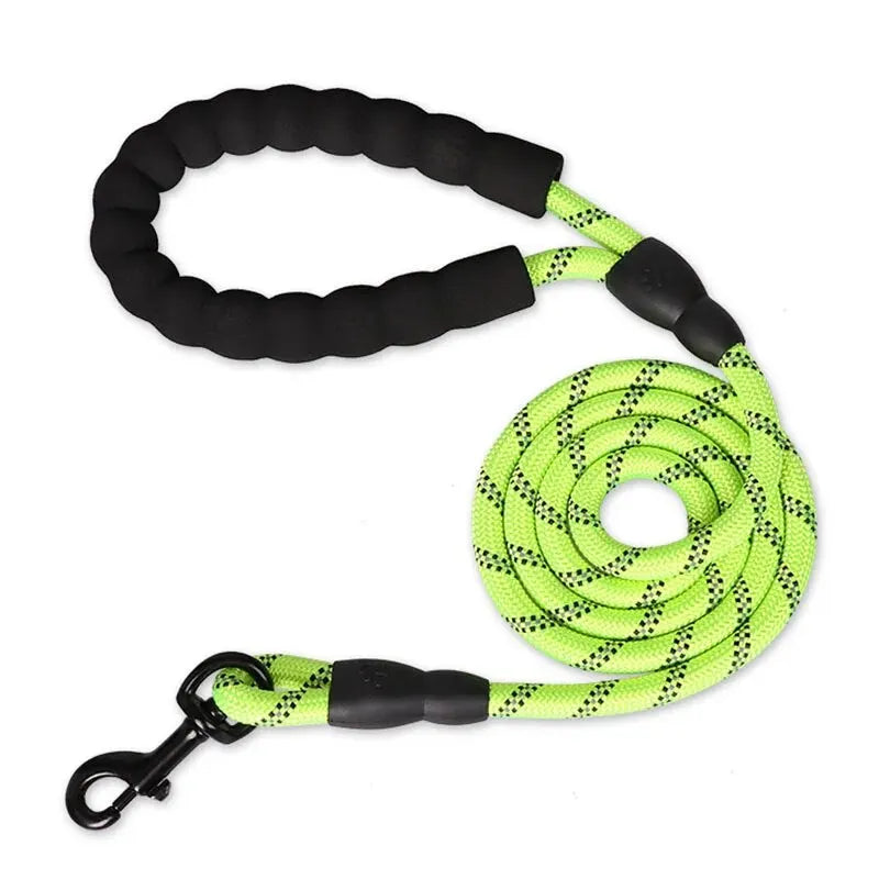 Reflective Padded-Handle Dog Leash