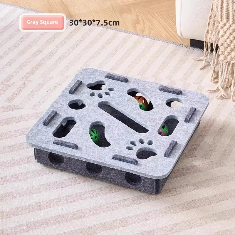 Cat Puzzle Box with Ball