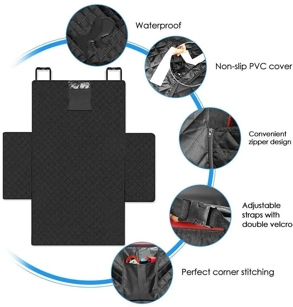 Waterproof Back Seat Cover for Dogs