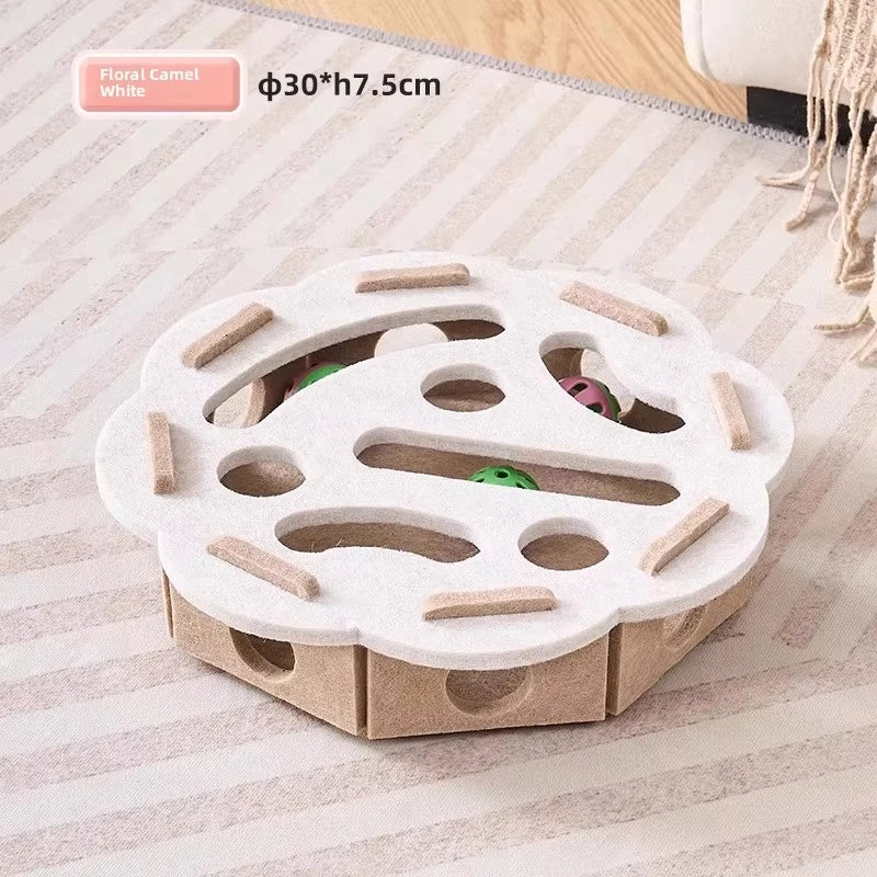 Cat Puzzle Box with Ball