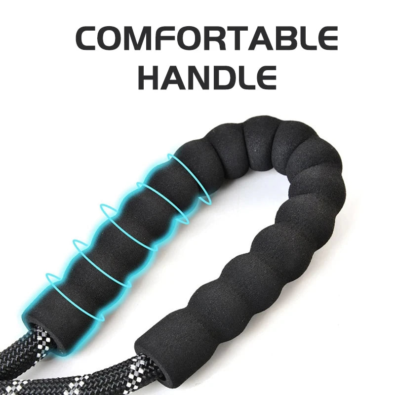 Reflective Padded-Handle Dog Leash