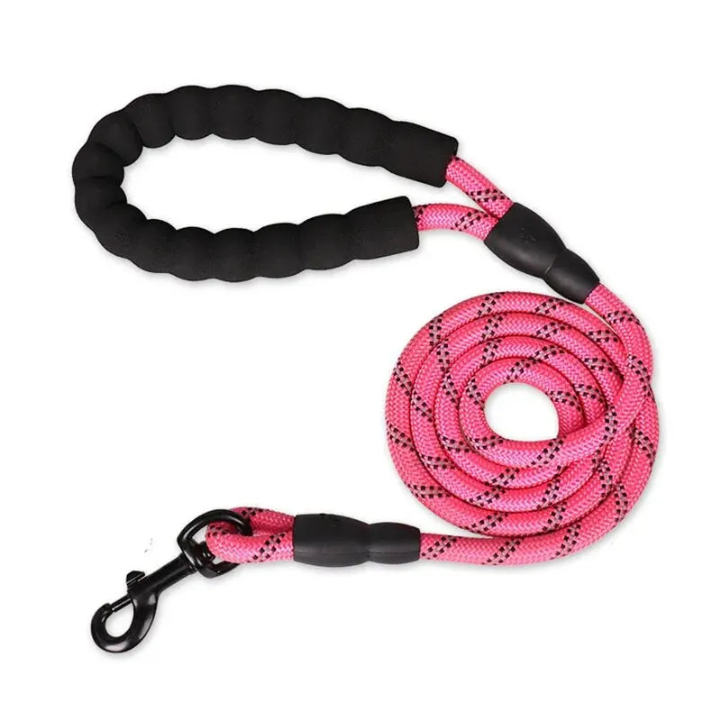 Reflective Padded-Handle Dog Leash