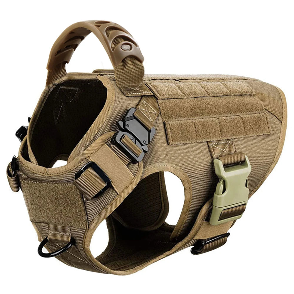 Tactical Dog Harness and Leash Walk Kit for Medium and Large Dogs