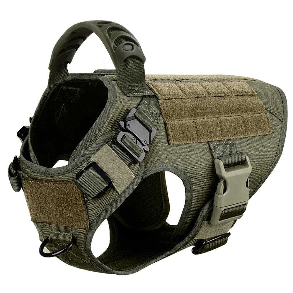Tactical Dog Harness and Leash Walk Kit for Medium and Large Dogs