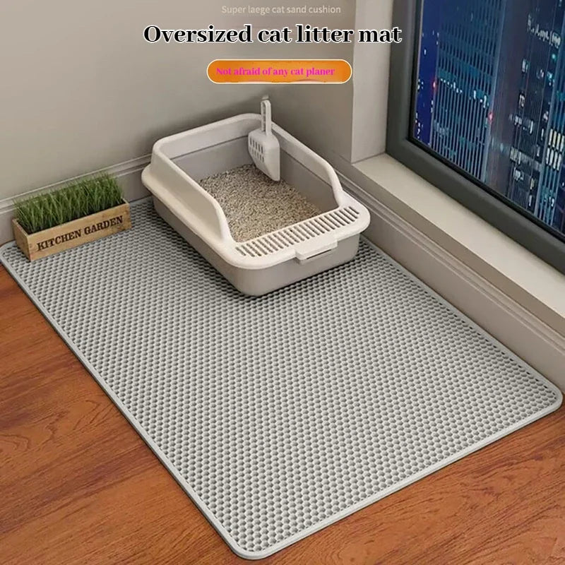 Double-Layer Cat Litter Trapping Mat
