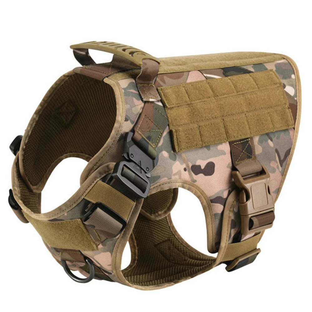 Tactical Dog Harness and Leash Walk Kit for Medium and Large Dogs