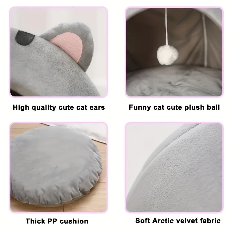 Cozy Cat Cave Bed
