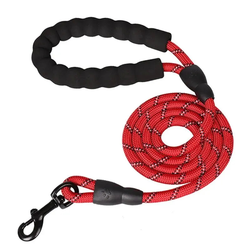 Reflective Padded-Handle Dog Leash