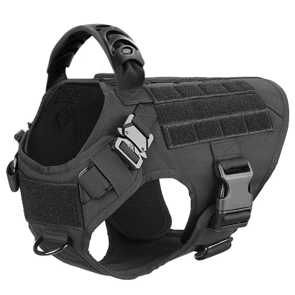 Tactical Dog Harness and Leash Walk Kit for Medium and Large Dogs