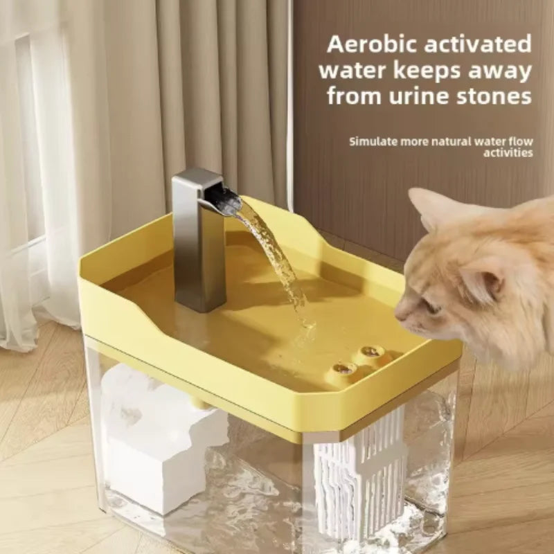 Automatic pet water fountain 2 litres