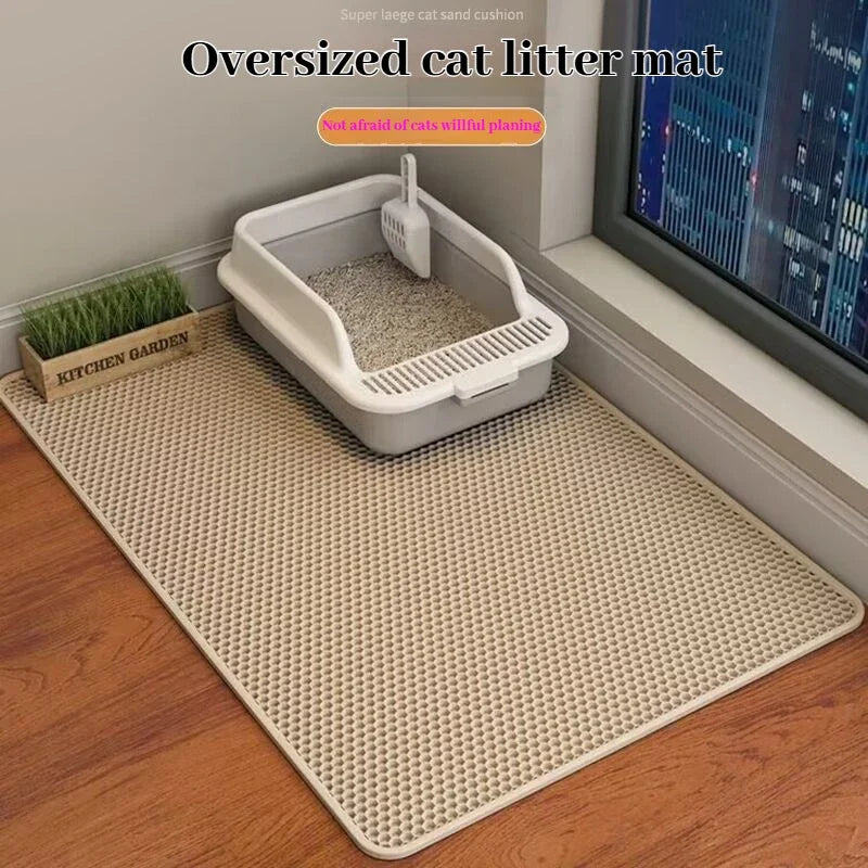 Double-Layer Cat Litter Trapping Mat