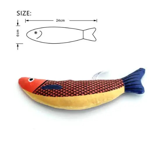 Catnip Fish Kicker Toy