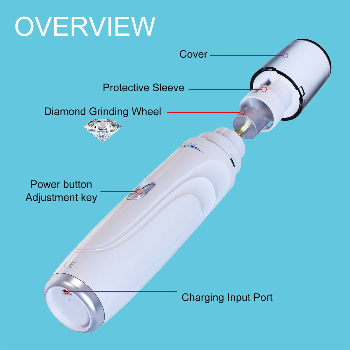 Quiet Electric Dog Nail Grinder