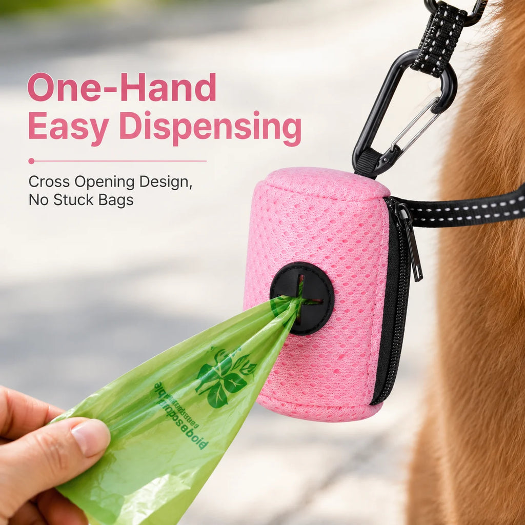 Dog Poop Bag Holder with Clip