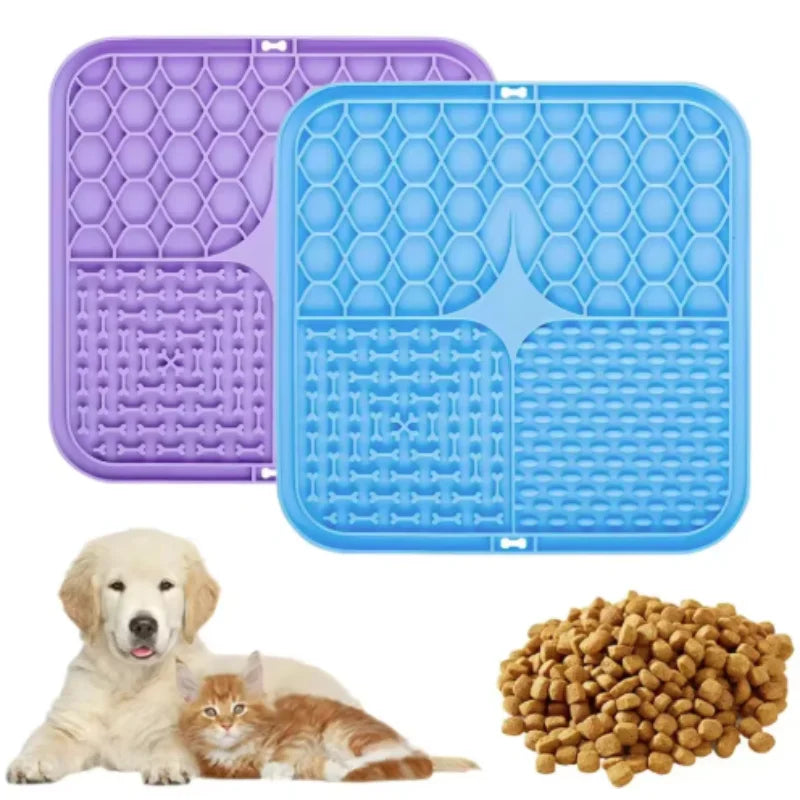 Suction lick mat