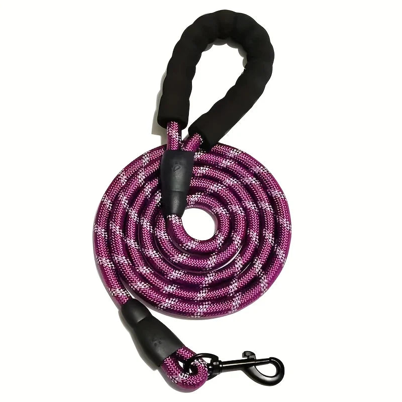 Reflective Padded-Handle Dog Leash