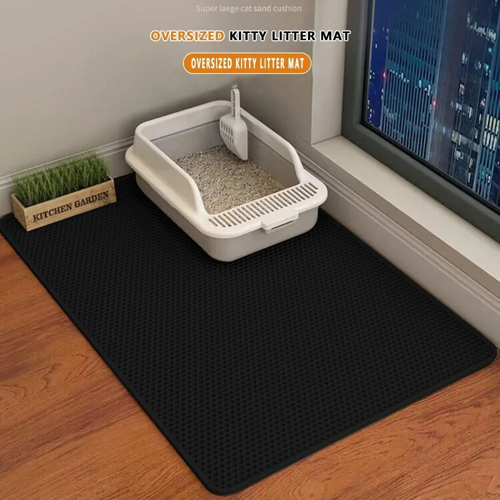 Double-Layer Cat Litter Trapping Mat