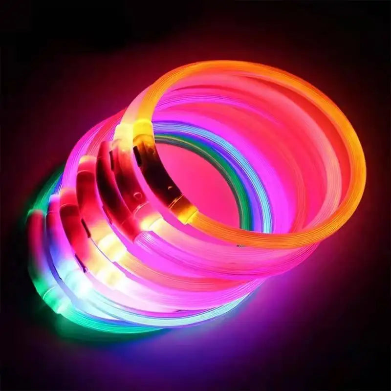 LED dog collar colours
