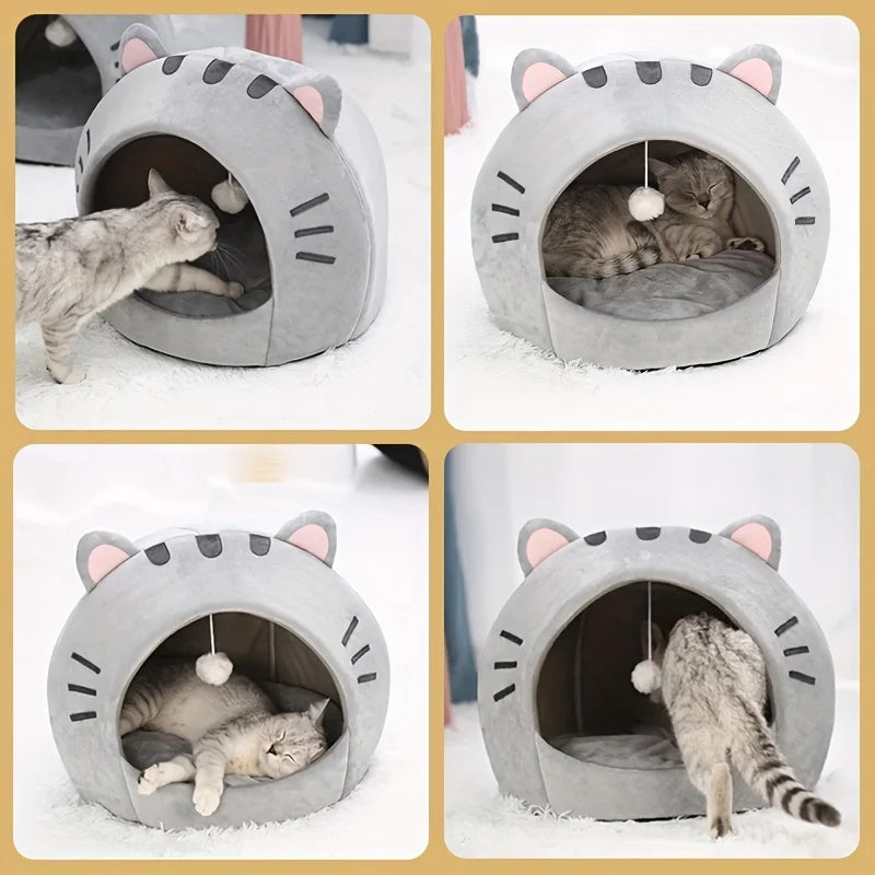Cozy Cat Cave Bed