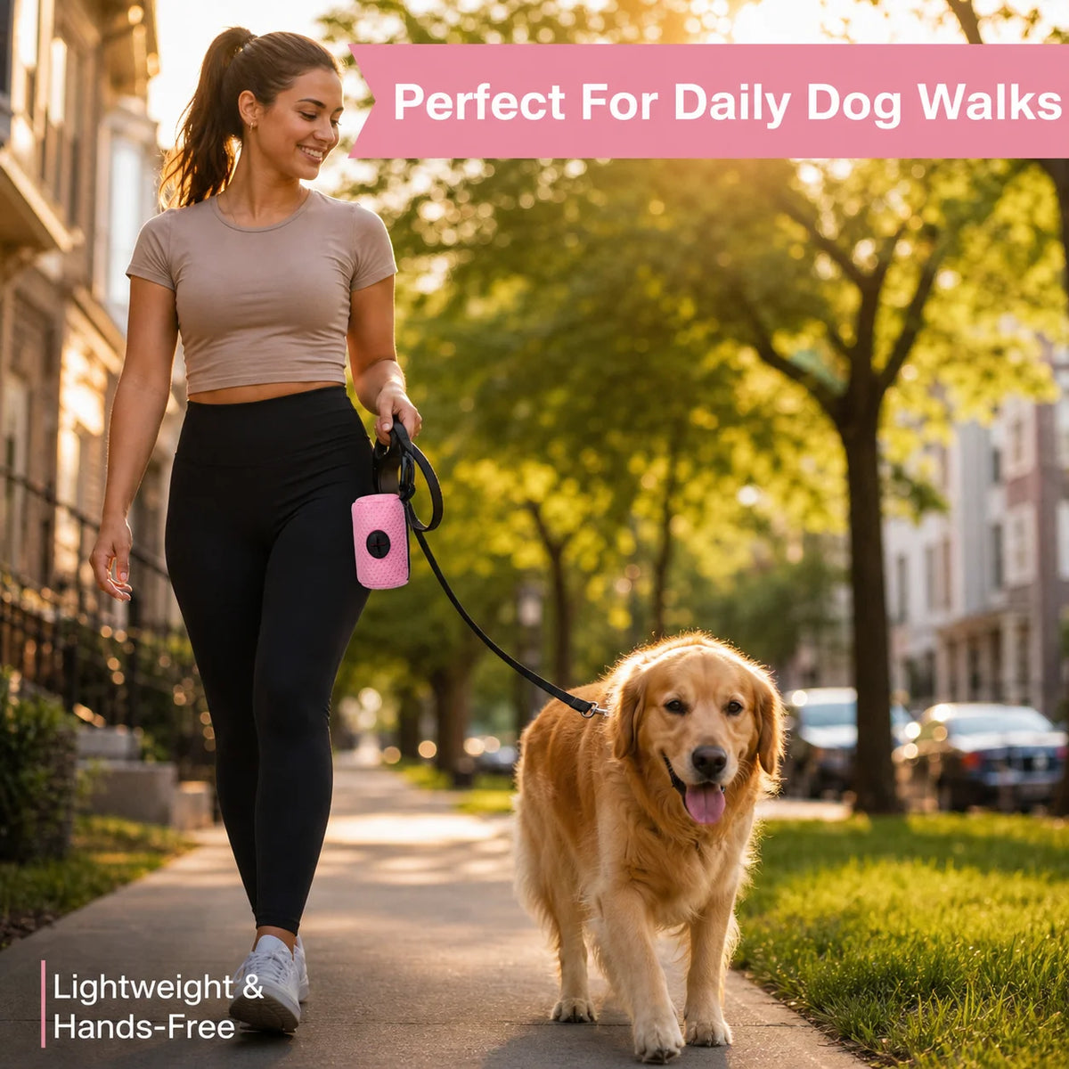 Dog Poop Bag Holder with Clip